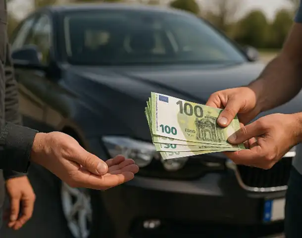 Kunden erhalten eine Barauszahlung beim Autoankauf in Gütersloh.